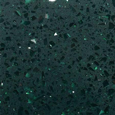 Dark Green Quartz Slabs